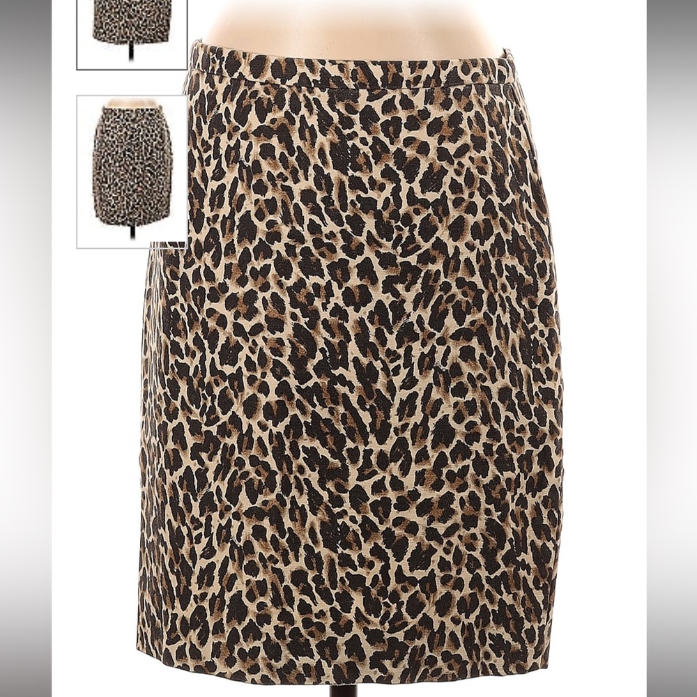 Jcrew Cheetah Print Pencil skirt